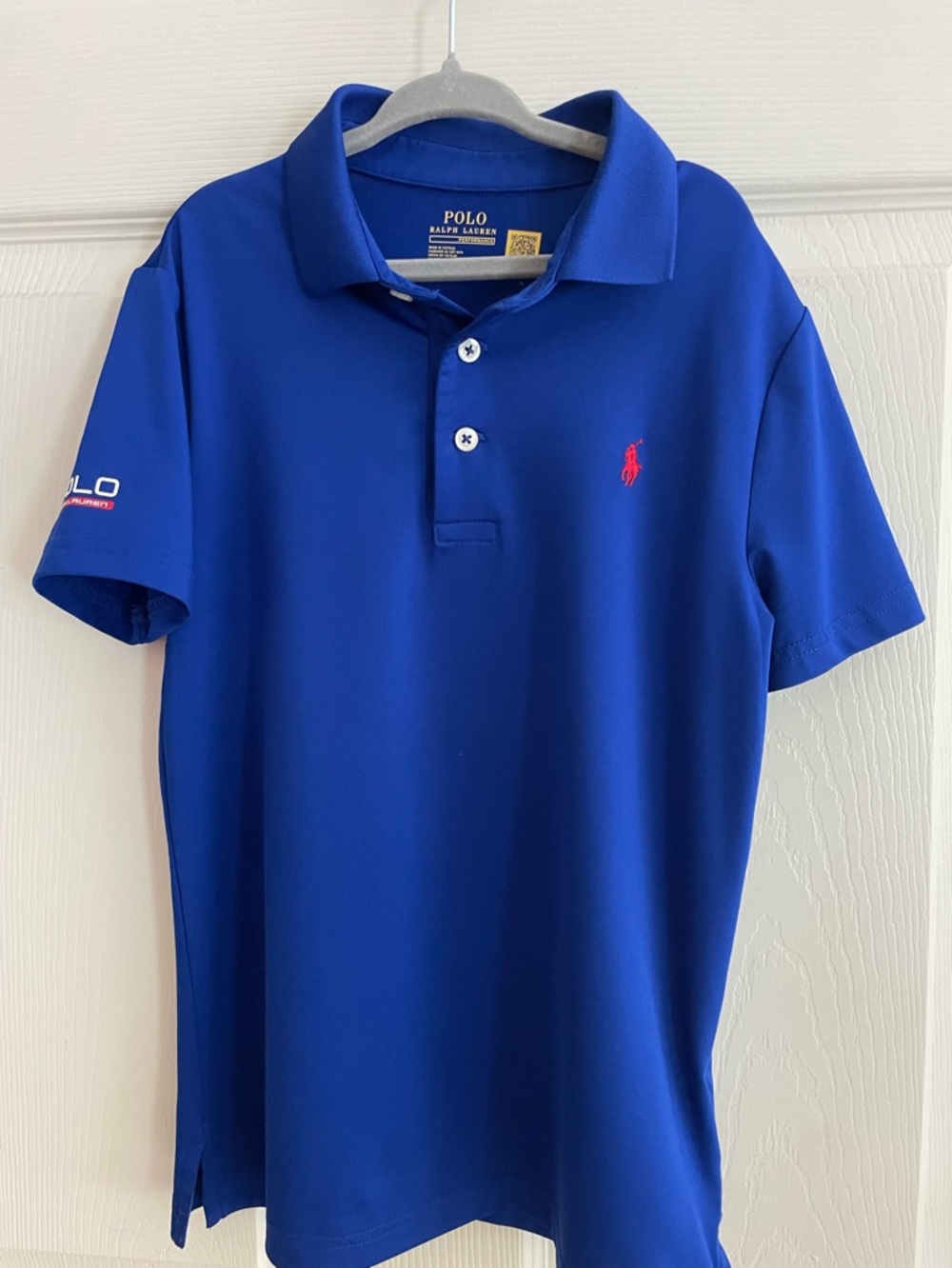 Ralph Lauren Boys Blue Performance Polo Shirt